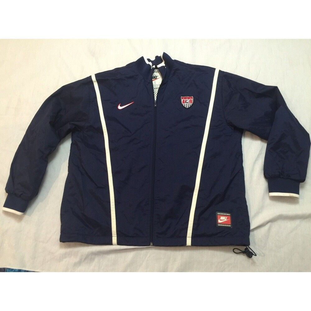 NIKE TEAM SPORTS US SOCCER JACKET COAT SIZE L